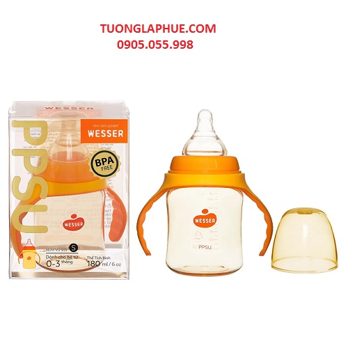 binh-sua-co-rong-ppsu-wesser-180ml binh-sua-co-rong-ppsu-wesser-180ml