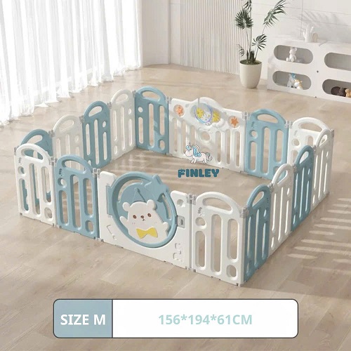 quây nhựa gấp gọn gấu Boo Finley FL-0152 quây nhựa gấp gọn gấu Boo Finley FL-0152